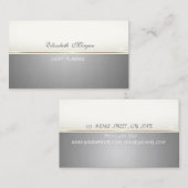 Modern stijlvolle luxe Professional Visitekaartje (Voorkant / Achterkant)