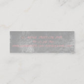 Modern Stijlvolle Professiona, Lashes Mini Visitekaartje (Achterkant)