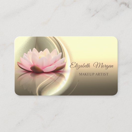 Modern stijlvolle professional, Gold, Abstract, Lo Visitekaartje (Voorkant)