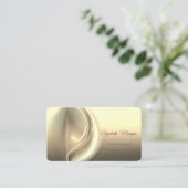 Modern stijlvolle professional, Gold, Abstract Visitekaartje (Staand voorkant)