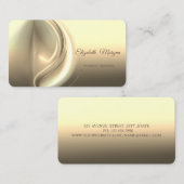 Modern stijlvolle professional, Gold, Abstract Visitekaartje (Voorkant / Achterkant)