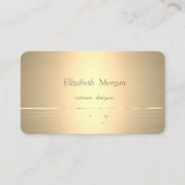 Modern stijlvolle professional, Gold Stripes Visitekaartje (Voorkant)