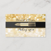 Modern stijlvolle professional - Makeup-lipstick Visitekaartje (Voorkant)