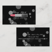 Modern stijlvolle professional - Makeup-lipstick Visitekaartje (Voorkant / Achterkant)