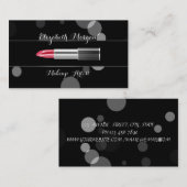 Modern stijlvolle professional - Makeup-lipstick Visitekaartje (Voorkant / Achterkant)