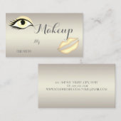 Modern stijlvolle professional, oog, lips visitekaartje (Voorkant / Achterkant)