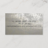 Modern stijlvolle, professionele striped visitekaartje (Achterkant)