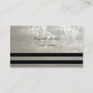 Modern stijlvolle, professionele striped visitekaartje