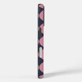 Modern Stijlvolle Roze Polka Dot Case-Mate iPhone Case (Achterkant / Rechts)