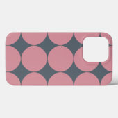Modern Stijlvolle Roze Polka Dot Case-Mate iPhone Case (Achterkant (horizontaal))