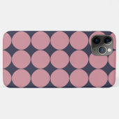 Modern Stijlvolle Roze Polka Dot Case-Mate iPhone Case (Achterkant (horizontaal))