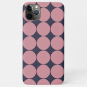 Modern Stijlvolle Roze Polka Dot Case-Mate iPhone Case (Achterkant)