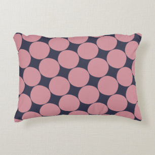 Modern Stijlvolle Roze Polka Dot Decoratief Kussen