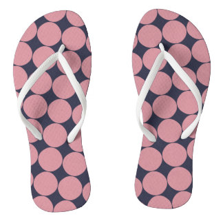 Modern Stijlvolle Roze Polka Dot Teenslippers