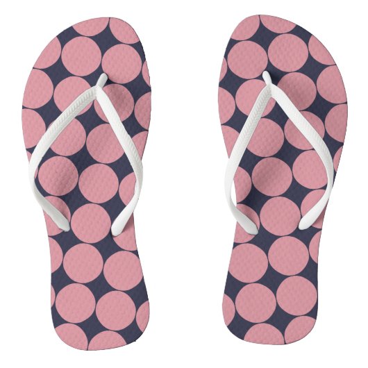 Modern Stijlvolle Roze Polka Dot Teenslippers (Voetbed)