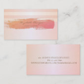 Modern Stijlvolle streep, penseelstreek Visitekaartje (Voorkant / Achterkant)