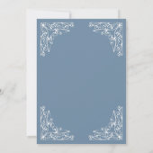 Modern Stoffig Blauw Islamitisch Aqiqa Aqeeqa Bab Kaart (Achterkant)