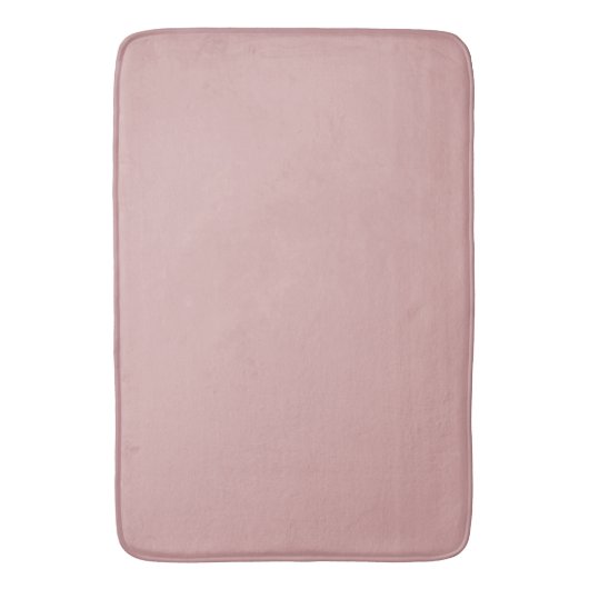 Modern stoffig roos roze Plain Solid Kleur Badmat (Voorkant Verticaal)