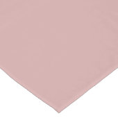 Modern stoffig roos roze Plain Solid Kleur Korte Tafelloper (Hoek)