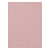 Modern stoffig roos roze Plain Solid Kleur Tafelkleed (Voorkant)