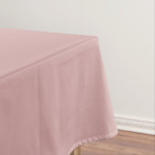 Modern stoffig roos roze Plain Solid Kleur Tafelkleed (Voorbeeld)