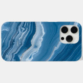 Modern Stone Dusty Blue Marble Case-Mate iPhone Case (Achterkant (horizontaal))