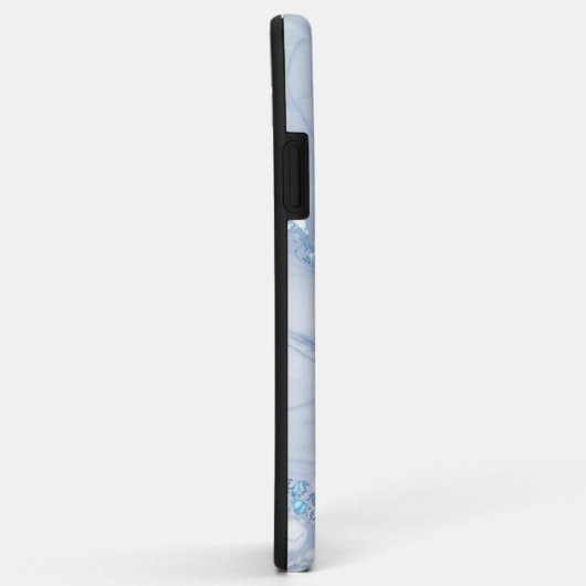 Modern Stone Dusty Blue Marble Case-Mate iPhone Case (Achterkant/rechts)