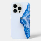 Modern Stone Dusty Blue Marble Case-Mate iPhone Case (Achterkant)