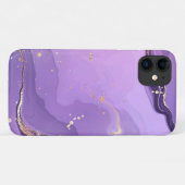 Modern Stone Dusty Blue Marble Case-Mate iPhone Case (Achterkant (horizontaal))
