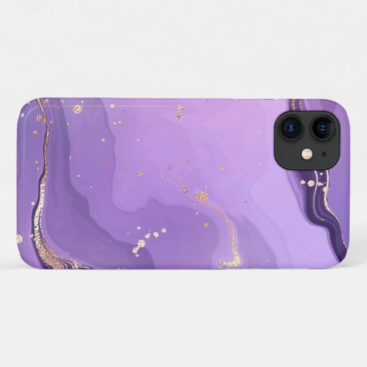 Modern Stone Dusty Blue Marble Case-Mate iPhone Case (Achterkant (horizontaal))
