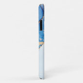 Modern Stone Dusty Blue Marble Case-Mate iPhone Case (Achterkant/rechts)