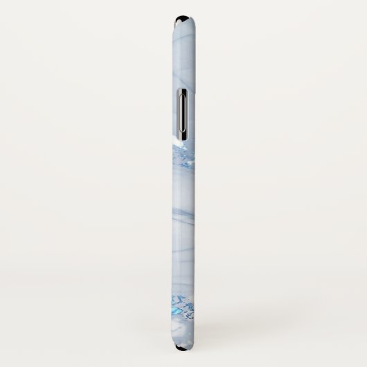 Modern Stone Dusty Blue Marble Case-Mate iPhone Case (Achterkant / rechts)