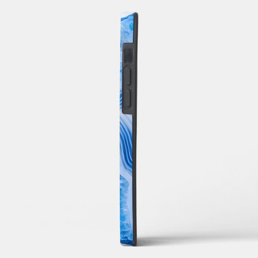 Modern Stone Dusty Blue Marble Case-Mate iPhone Case (Achterkant / Links)