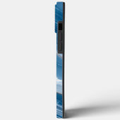 Modern Stone Dusty Blue Marble Case-Mate iPhone Case (Achterkant / Links)