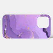 Modern Stone Dusty Blue Marble Case-Mate iPhone Case (Achterkant (horizontaal))