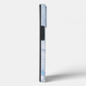 Modern Stone Dusty Blue Marble Case-Mate iPhone Case (Achterkant / Rechts)