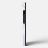 Modern Stone Dusty Blue Marble Case-Mate iPhone Case (Achterkant / Links)