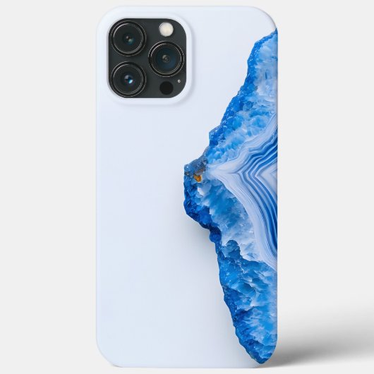 Modern Stone Dusty Blue Marble Case-Mate iPhone Case (Achterkant)