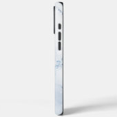 Modern Stone Dusty Blue Marble Case-Mate iPhone Case (Achterkant / Links)