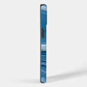Modern Stone Dusty Blue Marble Case-Mate iPhone Case (Achterkant / Rechts)