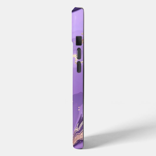 Modern Stone Dusty Blue Marble Case-Mate iPhone Case (Achterkant / Links)