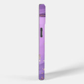 Modern Stone Dusty Blue Marble Case-Mate iPhone Case (Achterkant / Rechts)