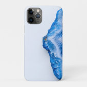 Modern Stone Dusty Blue Marble Case-Mate iPhone Case (Achterkant)