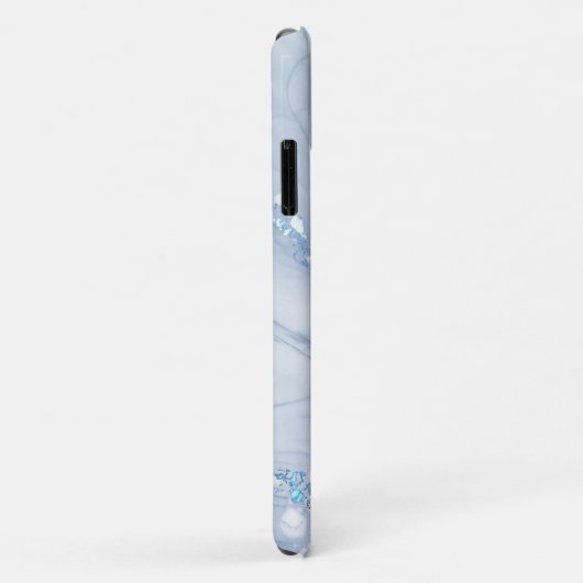 Modern Stone Dusty Blue Marble Case-Mate iPhone Case (Achterkant/rechts)