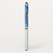 Modern Stone Dusty Blue Marble Case-Mate iPhone Case (Achterkant / rechts)