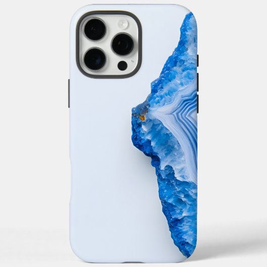 Modern Stone Dusty Blue Marble Case-Mate iPhone Case (Achterkant)