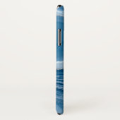 Modern Stone Dusty Blue Marble Case-Mate iPhone Case (Achterkant / rechts)