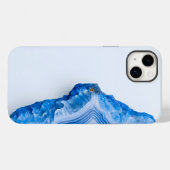 Modern Stone Dusty Blue Marble Case-Mate iPhone Case (Achterkant (horizontaal))