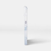 Modern Stone Dusty Blue Marble iPhone Hoesje (Linkerkant)