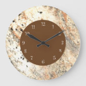 Modern Stone look Marble Grote Klok (Voorkant)